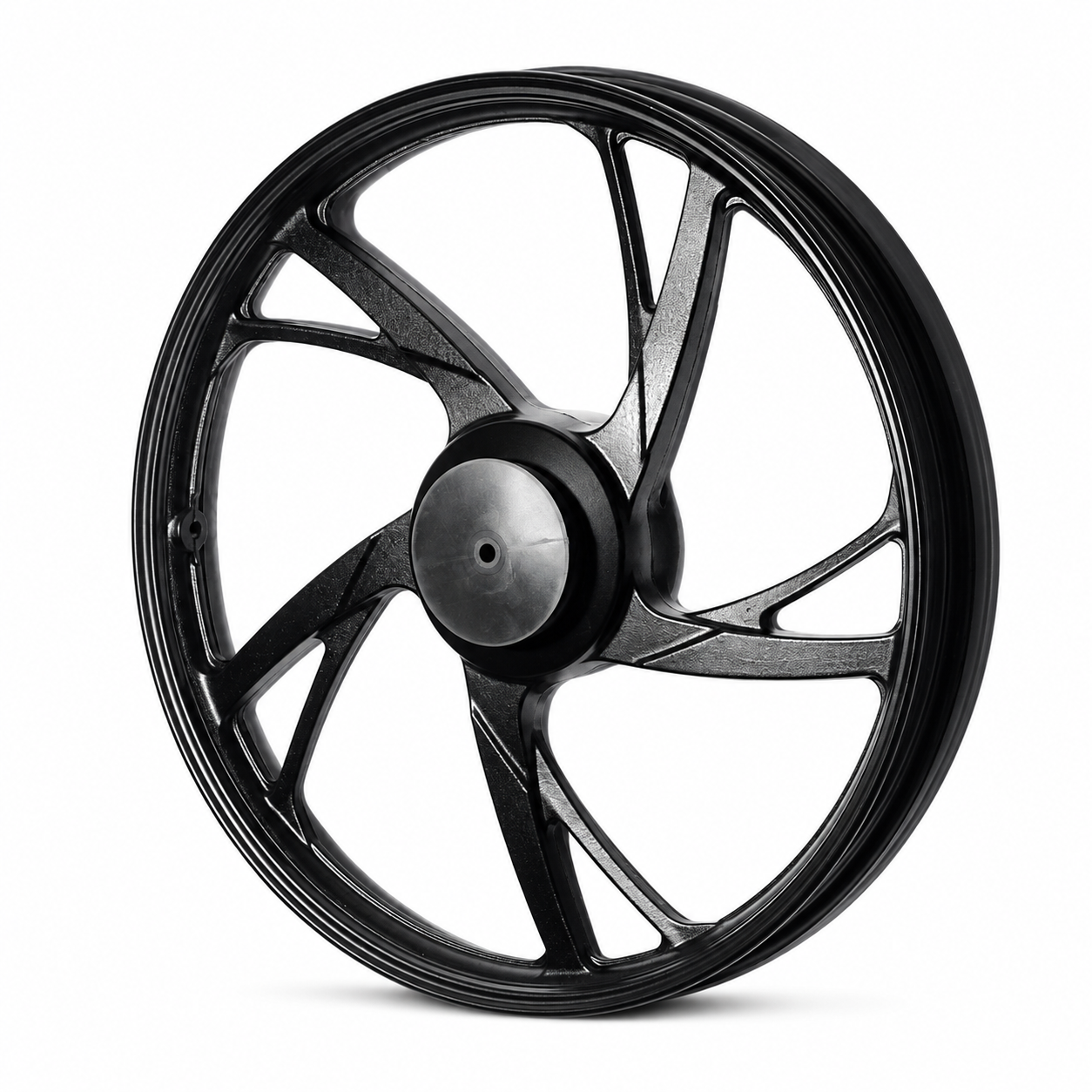 Roda Sport Pop 5P Preta (Pé de galinha)